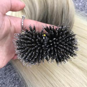 Vente en gros Remy Nano pointe droite Style Extensions de cheveux humains meilleure qualité 100gr/1 Bundle Machine Double trame> = 55% cheveux les plus longs - Product Image 4