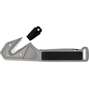 Couteau utilitaire de sécurité professionnel réutilisable en acier inoxydable gris/noir 9 mm x 22 mm Westcott - Product Image 1
