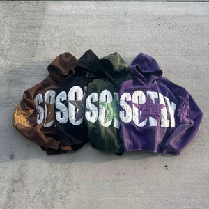 Conjunto Deportivo de Pantalones Deportivos y Sudadera con Capucha de Alta Calidad con Logotipo Bordado Personalizado, Traje Deportivo de Dos Piezas para Correr - Product Image 5