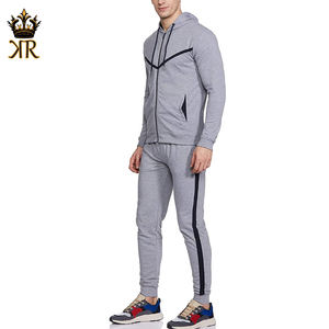 Ensemble de survêtement d'hiver personnalisé pour homme avec logo sur mesure, 100 % coton, streetwear, taille élastique, haute qualité - Product Image 3