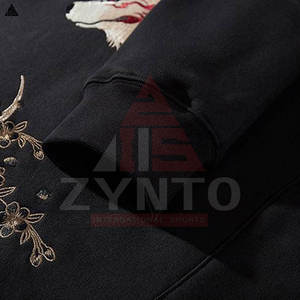 Sudaderas con bordado de último diseño a bajo precio para hombre, sudaderas básicas de algodón mezclado, nuevo estilo de diseño con bordado para hombre - Product Image 5