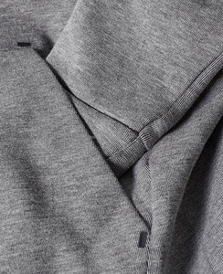 Vêtement de sport en coton respirant, jogging à col polo, taille plus, coupe ajustée, uni, personnalisable en gros, écologique - Product Image 3