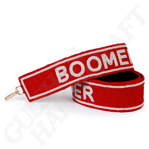 Texas Tech 'Wreck Em' Bracelet de sac à main perlé en rouge et noir Accessoire de jour de jeu sous licence officiellement collégiale pour les fans de Texas Tech - Product Image 6