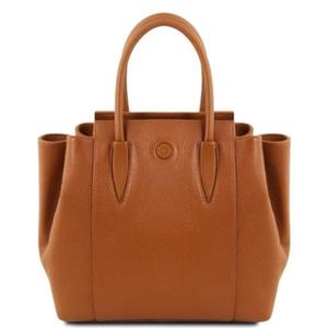 Approvisionnement direct d'usine dames véritable peau de vache sacs à main en cuir deux poignées fermeture à glissière célèbre qualité indienne stock disponible - Product Image 6