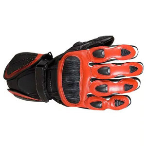 Gants de moto en cuir d'hiver de haute qualité, confortables, à doigts entiers, protection UV, respirants, légers, unisexes, pour l'extérieur - Product Image 4