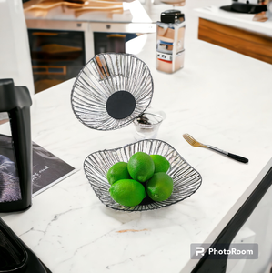 Paniers en métal en fer faits à la main de style moderne nouveauté conception de fil multicolore pour fruits légumes forme de cercle pour le stockage des aliments - Product Image 4