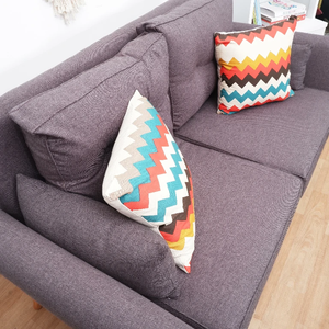 Kobe 321 elegante juego de sofás de tela de 3 piezas cómodo para el hogar moderno y sala de estar para apartamentos y villas - Product Image 3