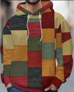 Premium Men's Pullover Hoodie Ultra Cozy 100% Cotton Embroidered Beaded Plain Dyed with Digital Printing Customized Winter - Product Image 5