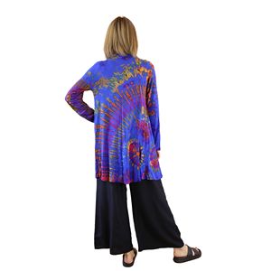 Napat Clothing Tie Dye Kimono de manga larga Spandex Listo para enviar - Product Image 2