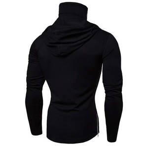 Sudadera con capucha con cremallera y cara hecha a medida para hombre, sudadera con estampado gráfico y cremallera completa, sudadera con capucha con logotipo personalizado y serigrafía para hombre - Product Image 3