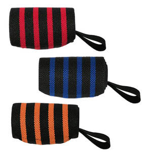 Muñequeras Deportivas Negras Personalizadas 2026, Transpirables, Elásticas, de Poliéster Ajustable, para Levantamiento de Pesas, Multitalla - Product Image 5