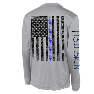 Impression numérique personnalisée, UPF 50, manches longues, imprimé animal, maillot de pêche, séchage rapide, 100% polyester, chemise unisexe, design respirant - Product Image 3