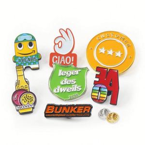 Modernos pines magnéticos personalizados de metal dorado con nombre y logotipo, grabados, para eventos, fútbol, coches, enfermeras, anime, monedas y botones de ropa. - Product Image 4