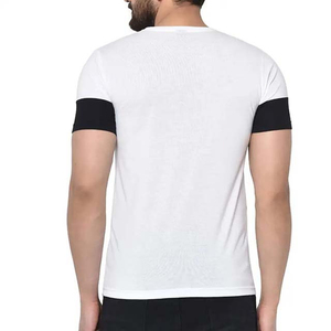 OEM Service Men's T-<b>Shirts</b> New Design Best Price Casual Adult Size Nylon/Cotton Short Sleeve <b>Striped</b> Breathable Front Logo - Product Image 6