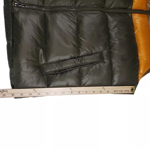 Men Genuine Leather Gilet Winter <b>Hip</b> Hop Outer Wear Turtleneck Warm Cotton Lined OEM Wholesale - Product Image 5