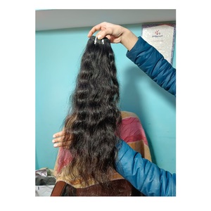 Extensions de cheveux indiens vierges bruts à double dessin de haute qualité Faisceaux de cheveux en trame naturelle Fournisseur de confiance en gros - Product Image 3
