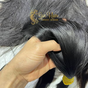 Cabello Humano Vietnamita Virgen 100% Sin Procesar, Cutícula Completa Alineada, Liso Natural, Sin Remy, Doble Trama a Máquina, Súper Calidad - Product Image 4