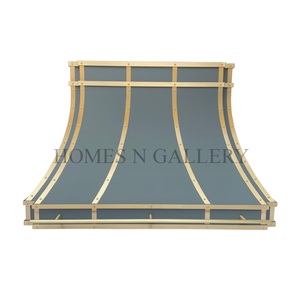 Campana Extractora de Acero Inoxidable para Cocina, Diseño Personalizado, Hecha a Mano, Montada en la Pared, para Isla de Cocina - Product Image 1