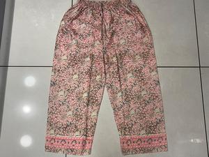 <b>Women's</b> Wide Leg Silk Palazo Pant <b>Floral</b> Printed Baggy <b>Trouser</b> Comfortable Soft Boho Hippie Clothing with Logo Decoration Summer - Product Image 5