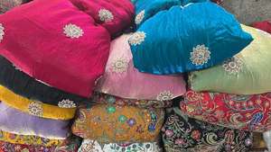 Rouleau de tissu 100 % polyester en gros pour la fabrication de rideaux, résistant aux plis, durable, teint et brodé pour accessoires - Product Image 3