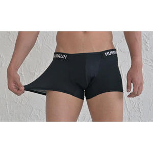 <b>Men's</b> Sophisticated Angle <b>Underwear</b> Three-Piece Basic Mesh Briefs and Boxers with Mid-Rise Logo HURRY PAIN Waist Design - Product Image 5