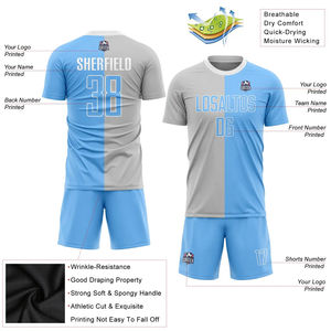Meilleurs uniformes de football en polyester à sublimation couleur dégradée, design personnalisé 2026 pour adultes, service de vente en gros OEM - Product Image 3