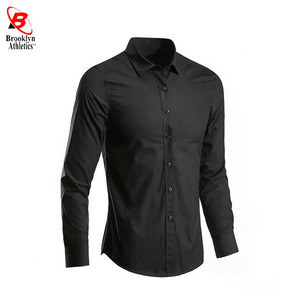 Vêtements de bureau pour hommes Chemise formelle de haute qualité avec caractéristiques professionnelles respirantes à séchage rapide 100% coton pour l'automne - Product Image 4