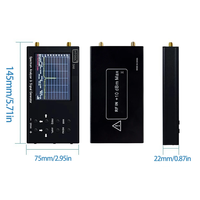 HTOOL SA8 RF Spectrum Analyzer 35-6200MHz Portable Signal Generator Fast Sweeping Peak Search 6G/Wi-Fi 6E Debugging Customizable