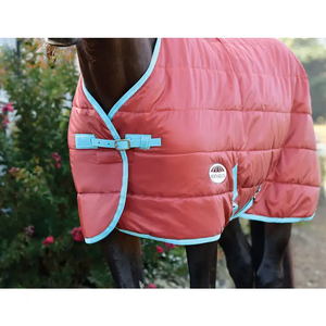 重量级稳定马毯600D外层300GSM填充寒冷天气舒适冬季稳定马毯各种尺寸稳定地毯 - Product Image 2