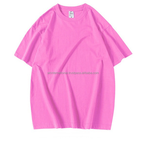 Wholesale Custom Men Casual Short Sleeve Oversized 200GSM Blank Basic Black <b>Tshirt</b> Cotton for Unisex - Product Image 6