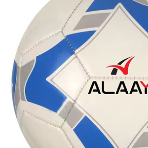 Ballon de football en PVC de haute qualité Alaay, durable, pour l'intérieur et l'extérieur, avec logo personnalisé imprimé pour l'entraînement professionnel - Product Image 4
