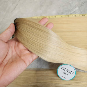 Extensions de cheveux humains vietnamiens bruts Balayage Weave Mega Hair Raides avec double tirage de haute qualité de Guguhair - Product Image 1