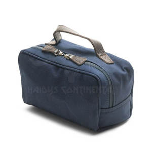 Nouvelle pochette de maquillage légère en coton Cordura à séchage rapide avec fermeture à glissière pour une utilisation en extérieur Logo personnalisable - Product Image 2