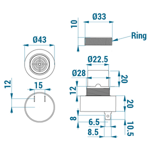 Buzzer LED M30 - Product Image 3