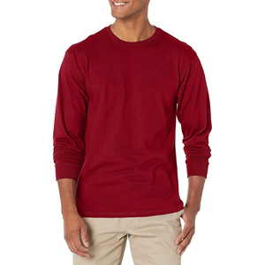 Camiseta de algodón 100% para hombre, Camiseta holgada de gran tamaño de manga corta con cuello redondo - Product Image 4