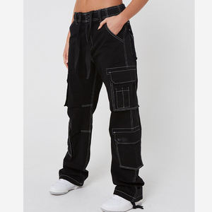 Hot Selling <b>Running</b> Gym Slim Fit Female Track Pant With Slip Pockets Elasticated High Waist Training Fitness Jogger for <b>Women</b> - Product Image 2