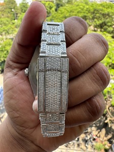 Montre VVS Moissanite Montre glacée de haute qualité Montre mécanique automatique étanche en acier inoxydable 904L avec diamant pour hommes - Product Image 5