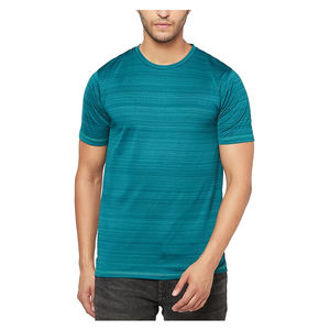 Camiseta de gimnasio para hombre de alta calidad al por mayor, ropa deportiva para hombre, camiseta personalizada de algodón y poliéster para correr para hombre - Product Image 1