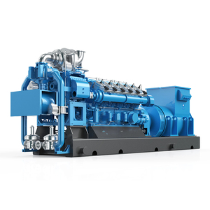 Groupe électrogène diesel HFO de 8,73 MW, groupe électrogène à huile lourde pour l'alimentation en énergie industrielle continue - Product Image 3