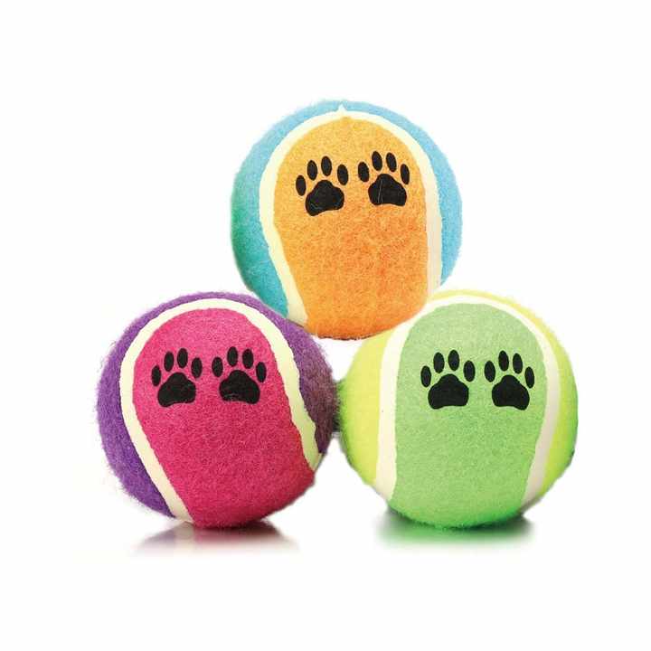 *OUTLET* 3 Pieces Dog Tennis Ball Toy for Dogs Pets - Home & Garden / Petshop