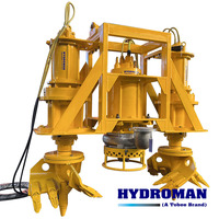 Pompa Pasir Submersible Hydroman Stainless Steel dengan 2 Pemotong Samping untuk Lumpur Padat