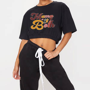 ชุดออกกำลังกายแบรนด์หรูสำหรับผู้หญิงปี 2026 เสื้อครอปท็อปผ้าฝ้าย 100% กางเกงจ็อกเกอร์ ชุดวอร์ม 2 ชิ้น สำหรับสาวๆ - Product Image 4