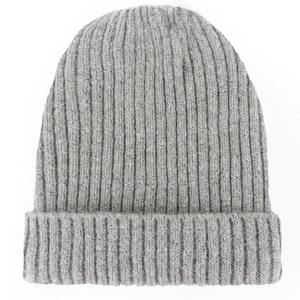 Gorro de esquí cálido de invierno unisex, gorro de punto a rayas de mezcla de lana, gris, azul marino, caqui, Negro, fucsia, azul, amarillo oscuro, rojo, tela impermeable - Product Image 3