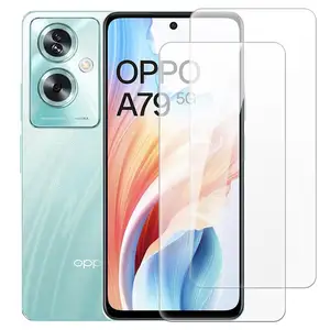 Защитная пленка из закаленного стекла для OPPO A79 A59 A58 A18 RENO11 F A78 4G 5G HD