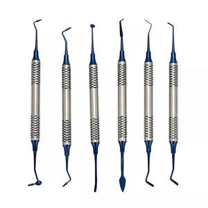 Espátula de relleno Dental, 6 uds., espátula de relleno de resina compuesta Dental profesional, herramienta de instrumento de restauración - Product Image 3