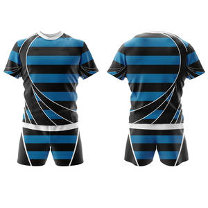 Uniforme de Rugby homme 100% Polyester, sur mesure, matière respirante, nouveau Design 2023, vente en gros - Product Image 3