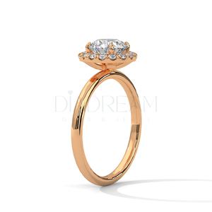 Anillo de Compromiso y Boda de Diamante Moissanite con Corte Brillante para Mujer, Plata de Ley 925, Diseño Único de Alta Calidad - Product Image 6