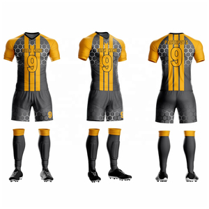 Uniforme de football de haute qualité Kit d'uniforme de football d'usine direct à séchage rapide hommes vêtements de football d'équipe de jeunesse personnalisés avec le logo du club - Product Image 4