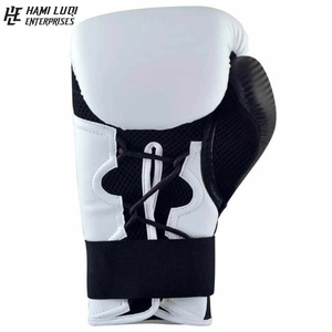 Gants de boxe Muay Thai respirants de qualité supérieure en cuir taille personnalisée 14OZ 16OZ vente en gros - Product Image 4