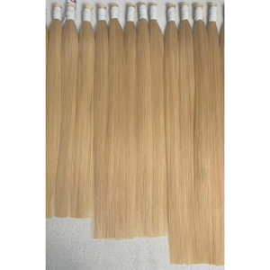 #613ผมต่อสีบลอนด์แบบหนาผม100% วาดคู่ผมมนุษย์ชาวเวียดนามแท้ - Product Image 4